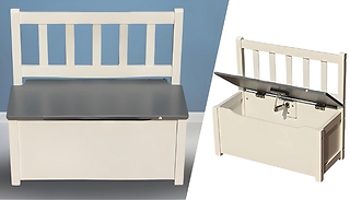 Abaseen Wooden Kids Storage Bench