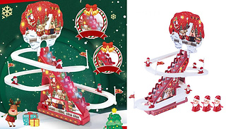 Electric Christmas Santa Rollercoaster Toy