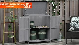 Outsunny Wooden Garden Cabinet Shed