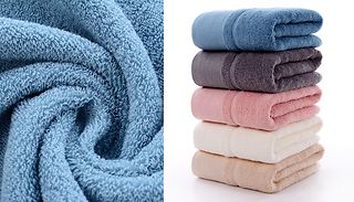 Cotton Thickened Absorbent Towel - 6 Colours & 2 Sizes