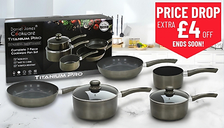 Daniel James Titanium Pro Non-Stick Pan Set