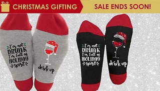 Funny Christmas Novelty Socks - 2 Colours