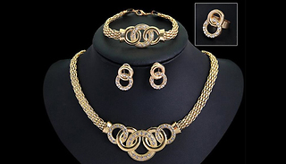 4-Piece Linked Jewellery Set