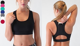 Women's Sports Bra with Back Pocket - 7 Colours & 4 Sizes