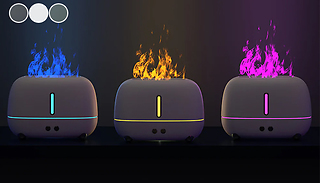 LED Colour Flame Air Humidifier - 3 Colours