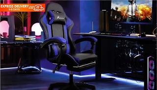 Alivio 360 Gaming Chair With Foot Rest & Massager - 4 Colours!