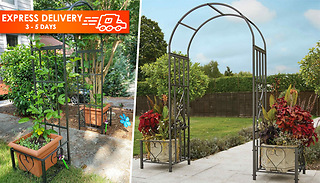 Metal Garden Climbing Plant Trellis Rose Arbour Archway