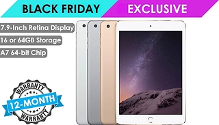 Apple iPad Mini 3rd Generation 7.9-Inch Wi-Fi 16 or 64GB - 3 Colours
