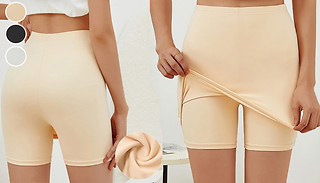 Double-Layer Front Crotch Safety Shorts - 3 Colours & 2 Sizes