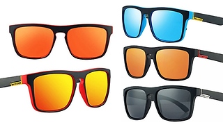 2-Pack Unisex Polarised Sunglasses - 6 Colour Combos!