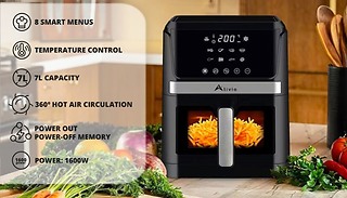 4-in-1 7L Digital Air Fryer Deal with LED Touch Screen