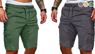 Multi-Pocket Cargo Shorts - 3 Colours & 4 Sizes