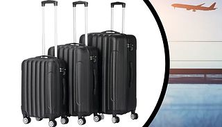 Set of 3 Travel Suitcases - Medium, Large and Extra Large! 
