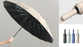 16K Large Double Bones Automatic Umbrella - 4 Colours