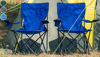 Portable Folding Camping Chair With Storage Bag - 3 Colours