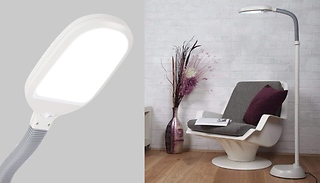 LED Standing Floor Reading Lamp - 2 Colours