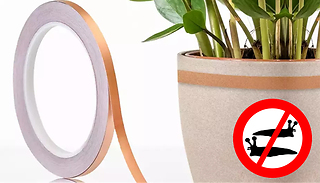 1, 2 or 4 Anti-Slug Copper Adhesive Garden Tape - 2 Sizes