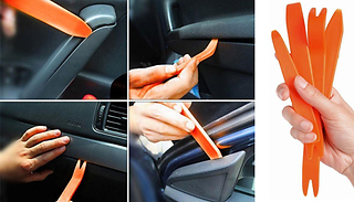 Plastic Trim Cleaning Tools for Cars - 4-Pack