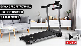 Dynamo Pro P1 12-Programme Treadmill - Speakers and MP3 Connectivity