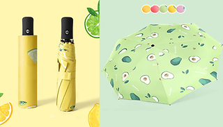 Cute Fruit Automatic Folding Umbrella - 5 Colours