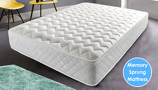Orthopedic Cool-Touch Memory Sprung Mattress - 5 Sizes