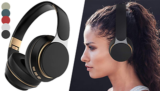 Wireless Bluetooth Compatible Foldable Headphones - 4 Colours