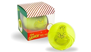 Grinch-Inspired Peel and Reveal Christmas Party Parcel
