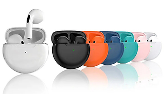 Pro 6 Wireless Earbuds + Charging Case - 6 Colours