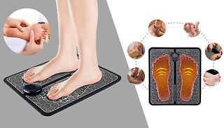 Electric EMS Foot Massager Pad with Remote Control Option
