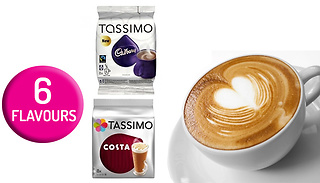 Tassimo Coffee Pods - 6 Flavours