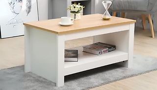 Coffee Table With Storage Bottom 