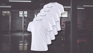 5-Pack Breathable Sweat Absorbing Training Top - 7 Sizes