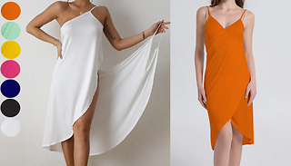 Multiway Beach Cover-Up Wrap Dress - 7 Colours & 5 Sizes 