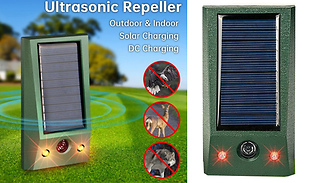 Solar-Powered Ultrasonic Animal Repellent