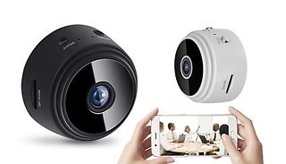 Mini Wireless Motion-Sensor Security Camera - Optional SD Card, 2 Colo ...