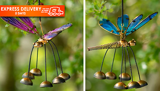 Dragonfly or Butterfly Tinkling Bell Decorations - 6 Designs