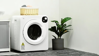 HOMCOM 6kg Vented Tumble Dryer with 7 Modes