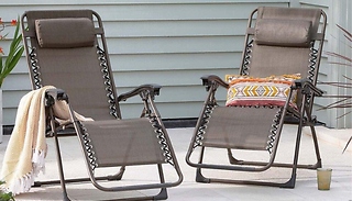 Reclining Sun Lounger Chair - with Headrest!
