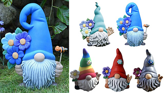 Garden Gnome Figurine - 5 Colours
