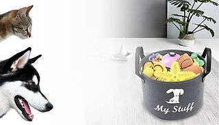 Pet Toys Storage Basket