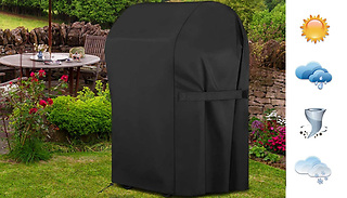Waterproof BBQ Grill Cover with Handles and Straps