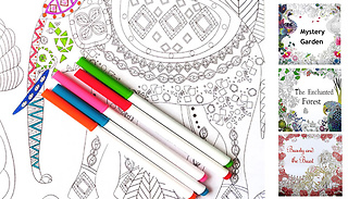Mindfulness Colouring Book - 3 Designs