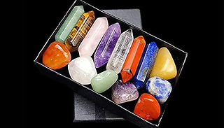 Chakra Healing Stones/Crystals - 3 Sets with Optional Gift Box!