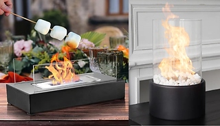Bioethanol Indoor & Outdoor Smokeless Fire Pit! - 2 Designs