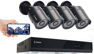 HD 4-Channel Home Security CCTV Kit With 500GB HDD