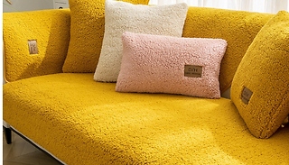 Simple Sherpa Sofa Cover - 6 Colours
