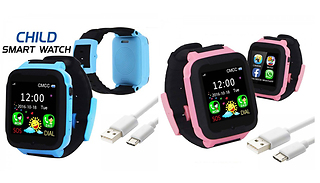 Kids Smart Watch With Bluetooth GSM Locator - 2 Colours