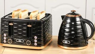 HOMCOM Kettle and Toaster Set - 2 Colours
