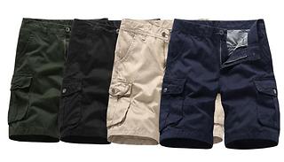 Men's Cargo Shorts - 4 Colours & 4 Sizes