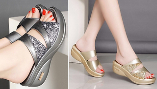 Orthopaedic Wedge Sandals - 2 Colours & 5 Sizes